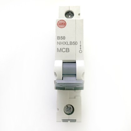 Wylex NHXLB50 B50 50A 50 Amp MCB Circuit Breaker Type B